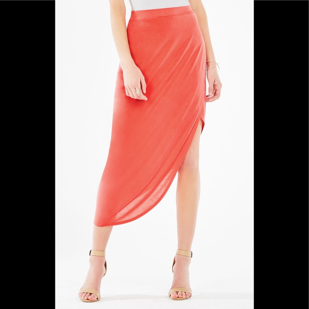 BCBGMaxAzria Lia Wrap Asymmetric Skirt
